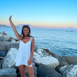 White Zara Mini Dress